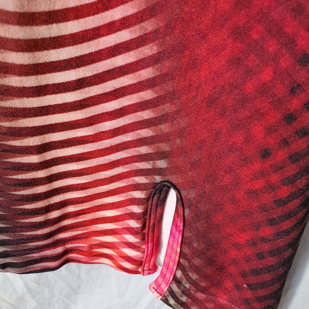 PrettyLittleThing Multi Color Pattern Mini Skirt Size Medium - Picture 3 of 9
